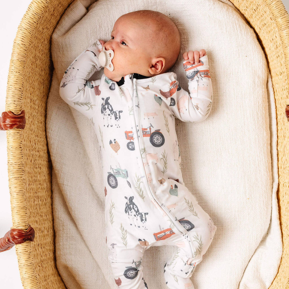 The Jo Zip-Up Footie Sleeper