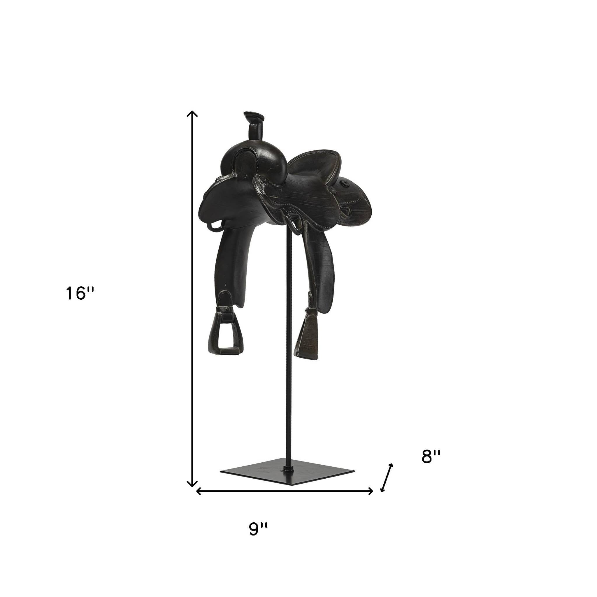 Saddle & Steel Sculpture