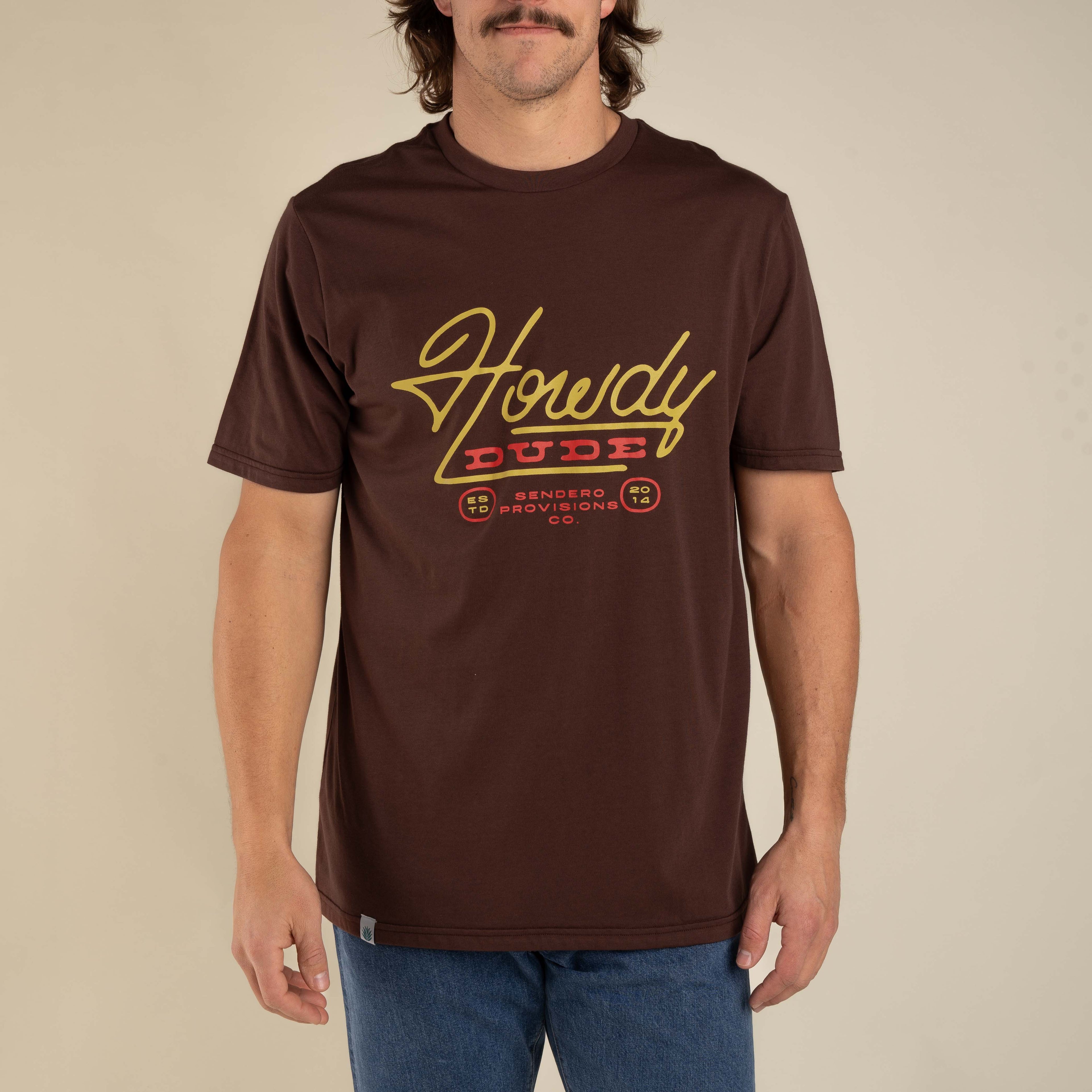 Howdy Dude T-Shirt, Mahogony