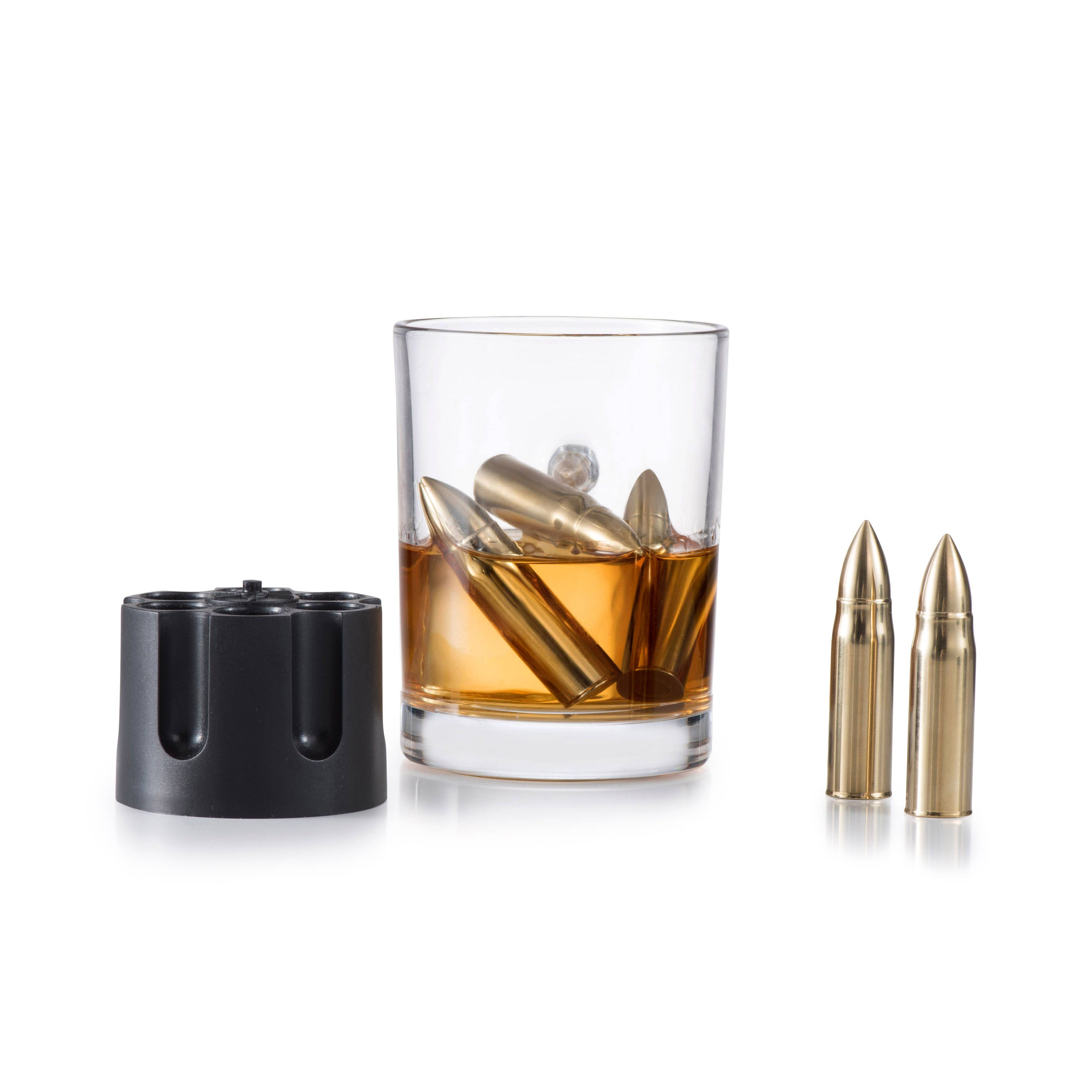 Gold Bullet Stones Gift Set Wooden Box