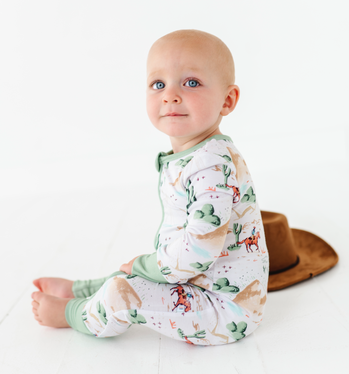 Bamboo Pajamas - Bamboo Sleeper - Billy Western Cowboy Baby