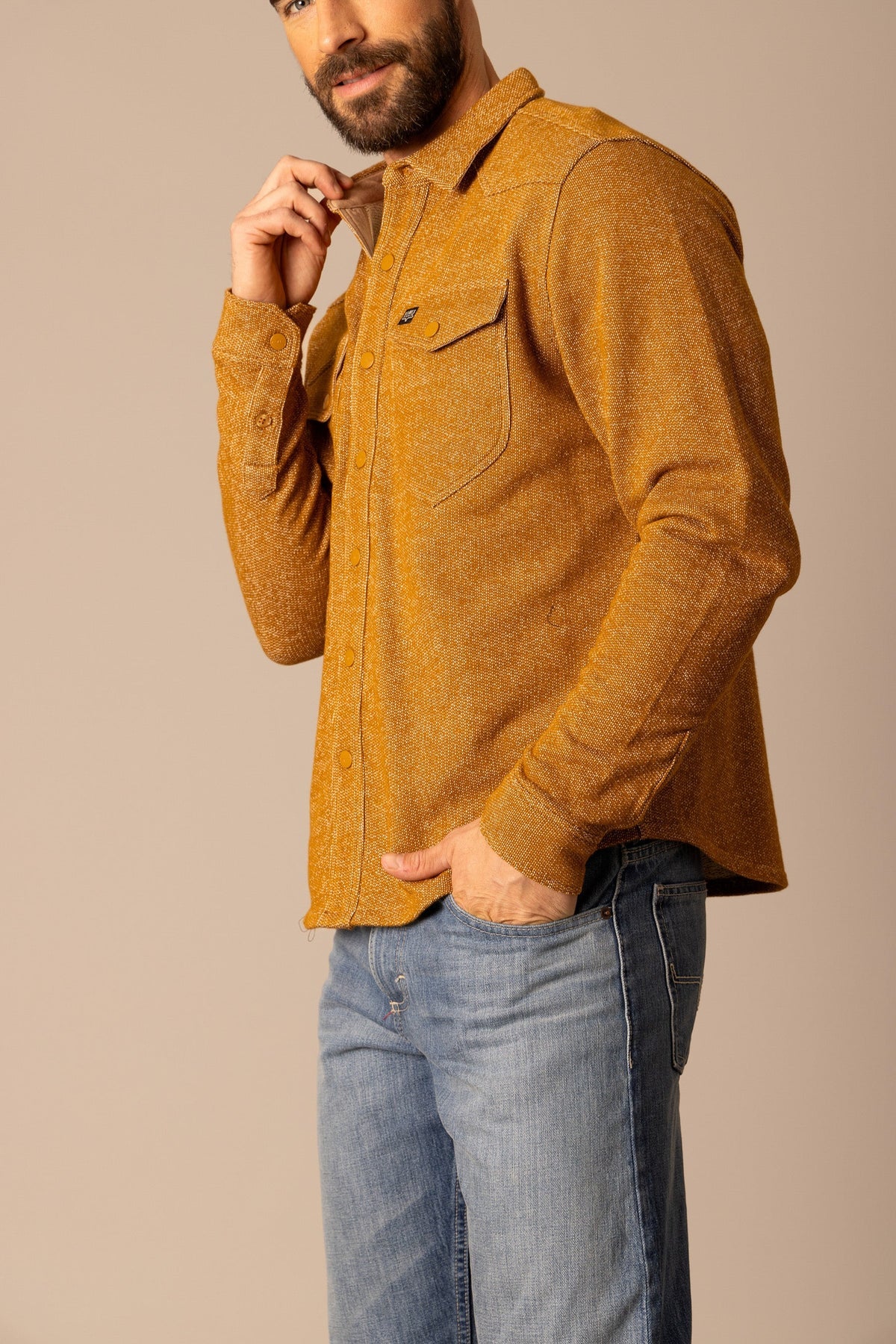 Kimes Ranch Coloma Snapfront, Work Wear Brown