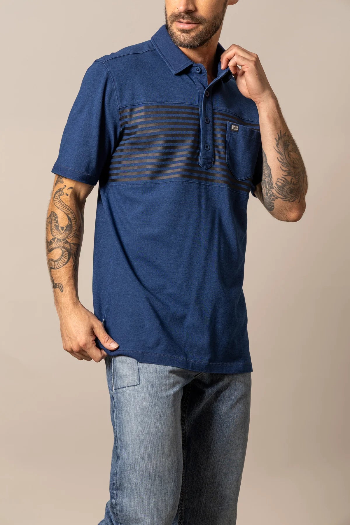 Kimes Ranch Holbrook Polo, Indigo