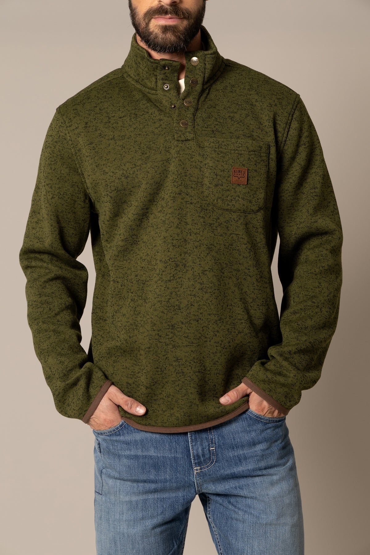 Kimes Ranch Julian Pullover, Army Green