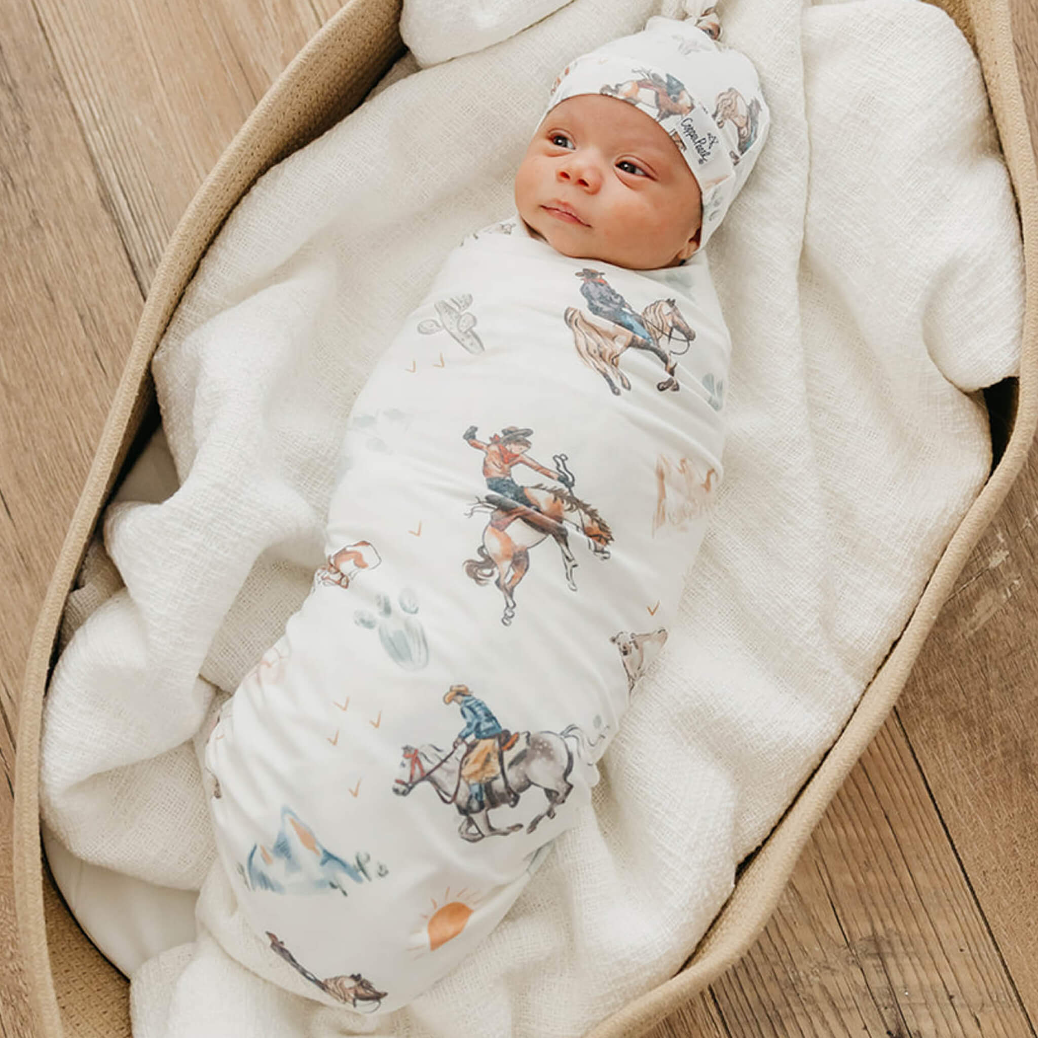 Boone Knit Swaddle Blanket