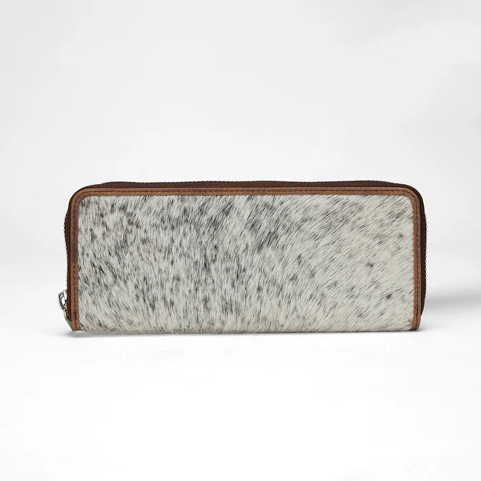 Ranch Road Jewelry Case, Brown & White Cowhide