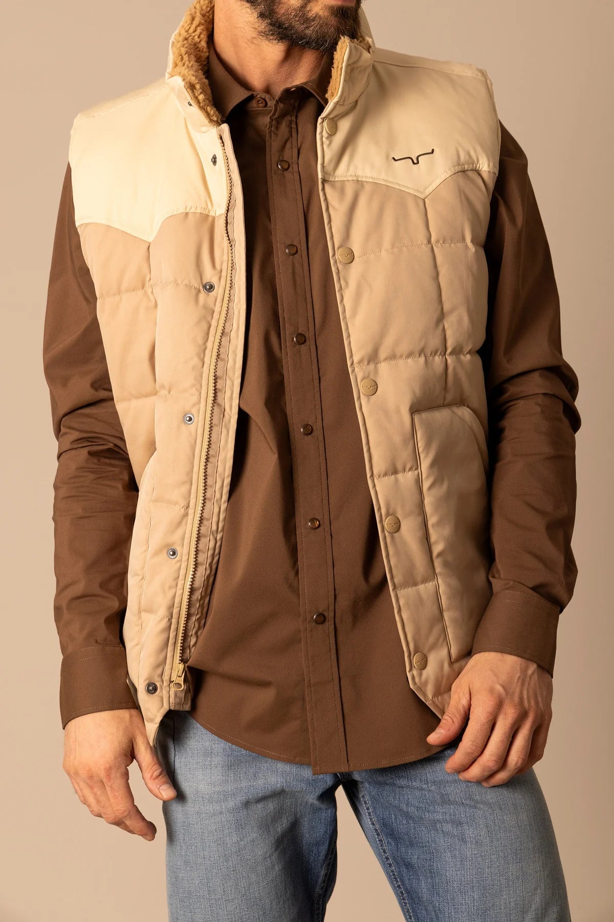 Kimes Ranch Muir Trail Vest, Khaki