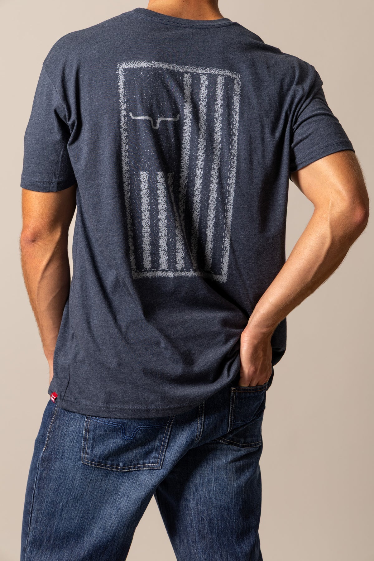 Kimes Ranch Patched T-Shirt, Midnight Navy