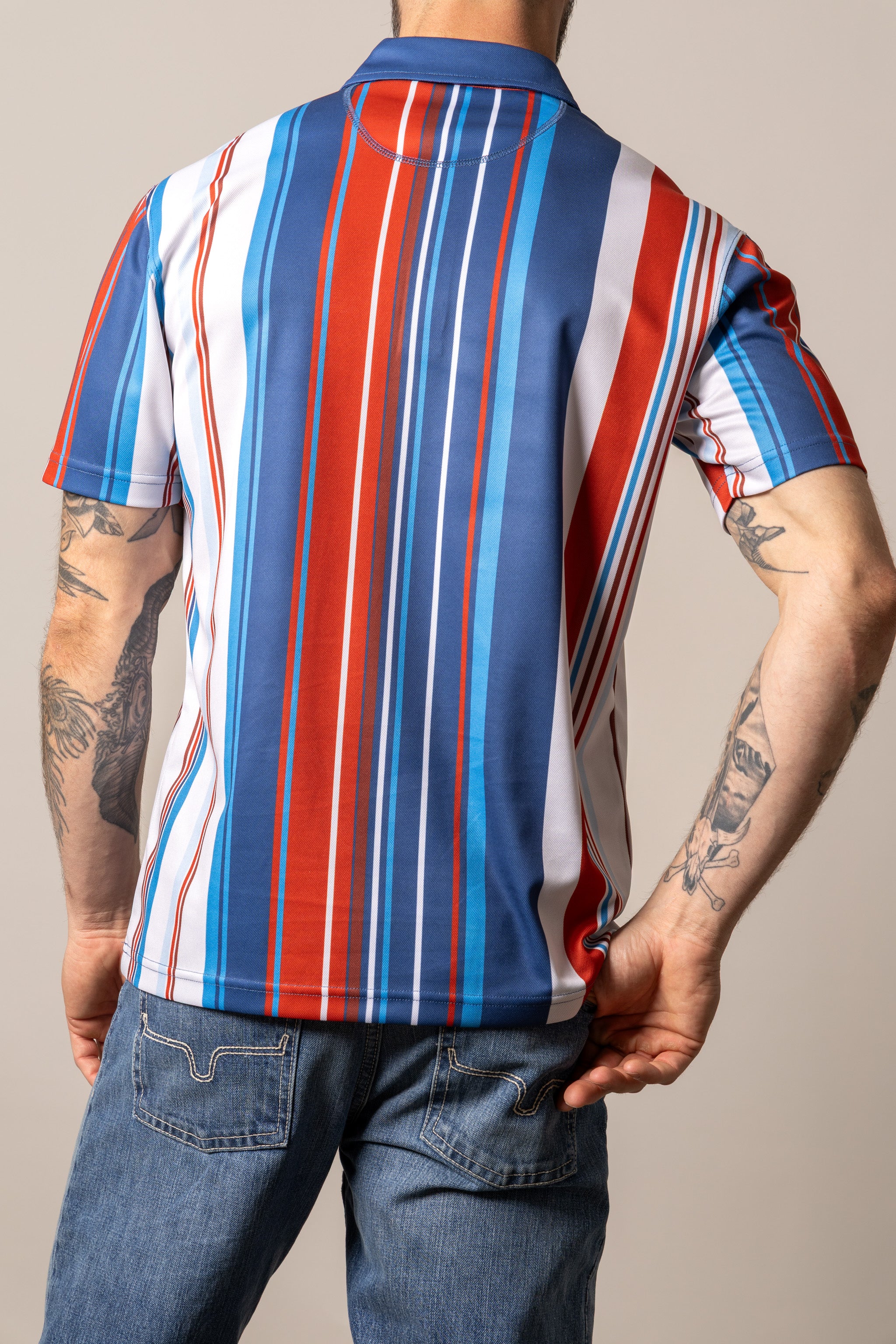 Kimes Ranch Rein Short Sleeve Polo, Blue