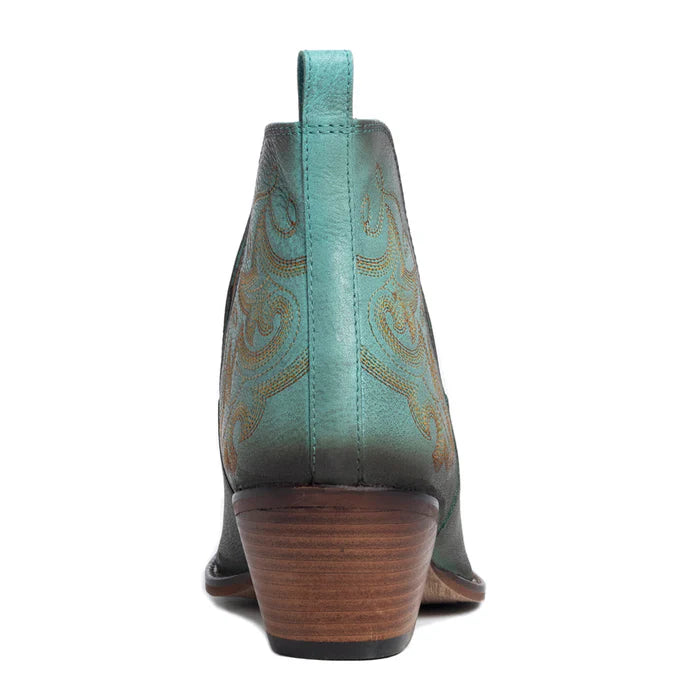 La Ponderosa Booties, Turquoise