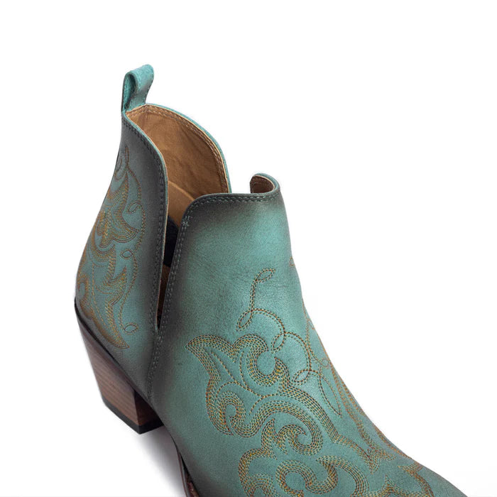 La Ponderosa Booties, Turquoise