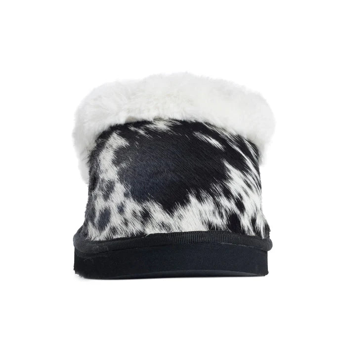 Alamosa Hair-on Hide Lined Slippers