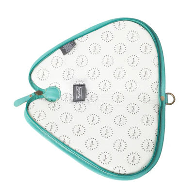 The Lone Prairie Tooled Hairon Gun Case, Desert Teal 12 in