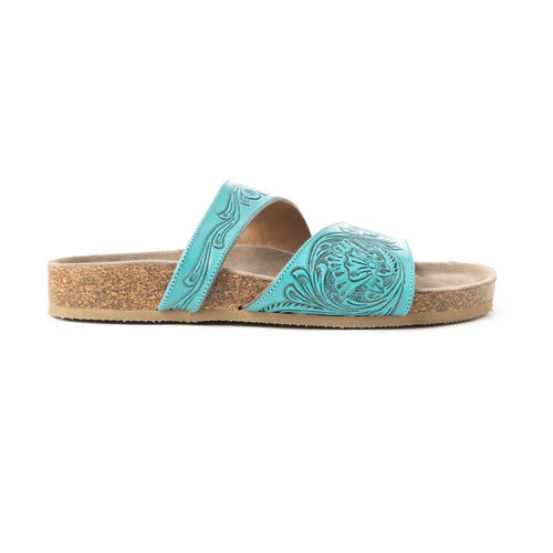 Westward Wind Sandals, Turquoise