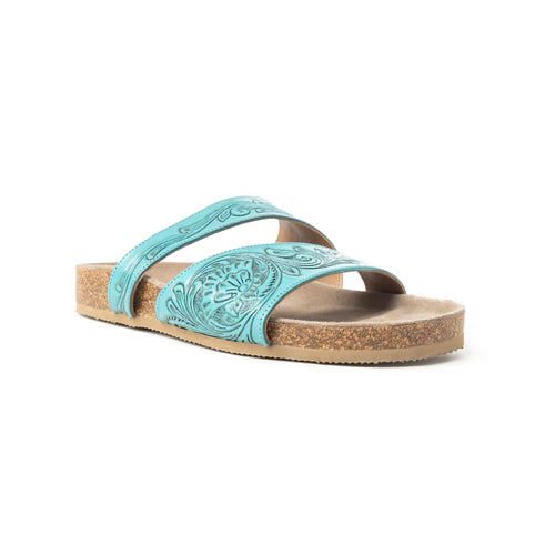 Westward Wind Sandals, Turquoise