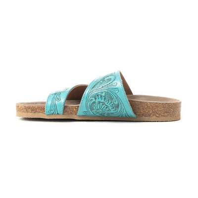 Westward Wind Sandals, Turquoise
