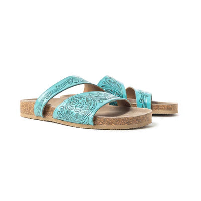 Westward Wind Sandals, Turquoise