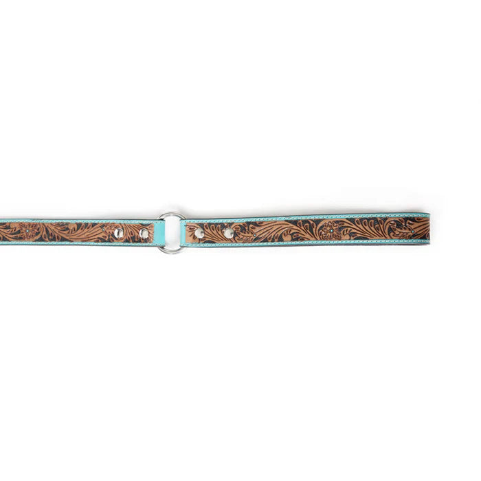 Luna Beam Dog Leash, Turquoise