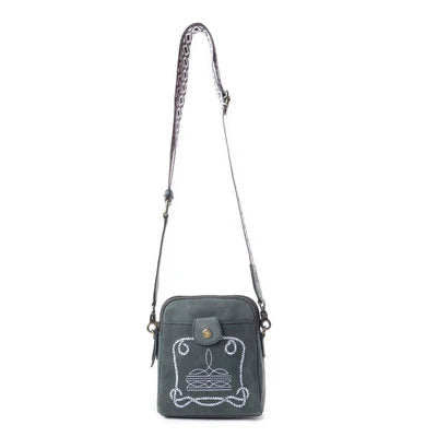 Starlight Rope Crossbody Bag In Black