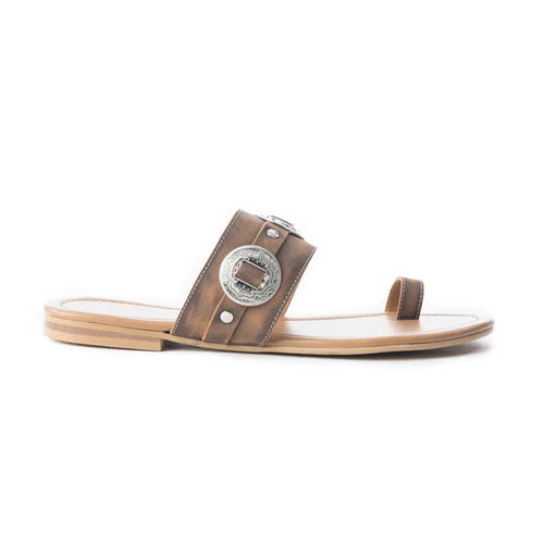 Sagebrush Concho Sandals, Brown
