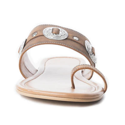 Sagebrush Concho Sandals, Brown