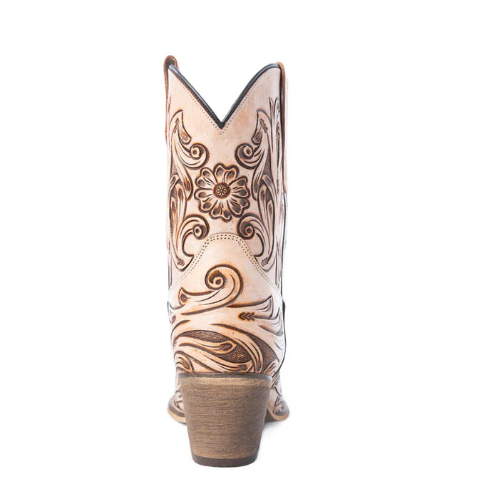 Copper Rose Western Booties