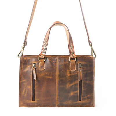 Savanna Ember Handtooled Concealed Carry Bag, Caramel
