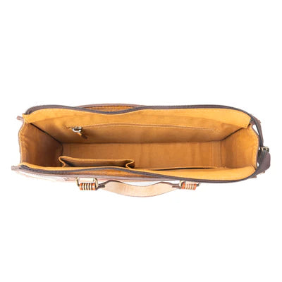 Savanna Ember Handtooled Concealed Carry Bag, Caramel