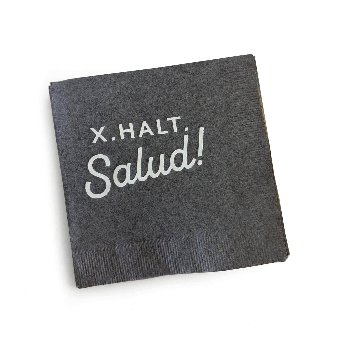 The Halt & Salud Cocktail Napkins