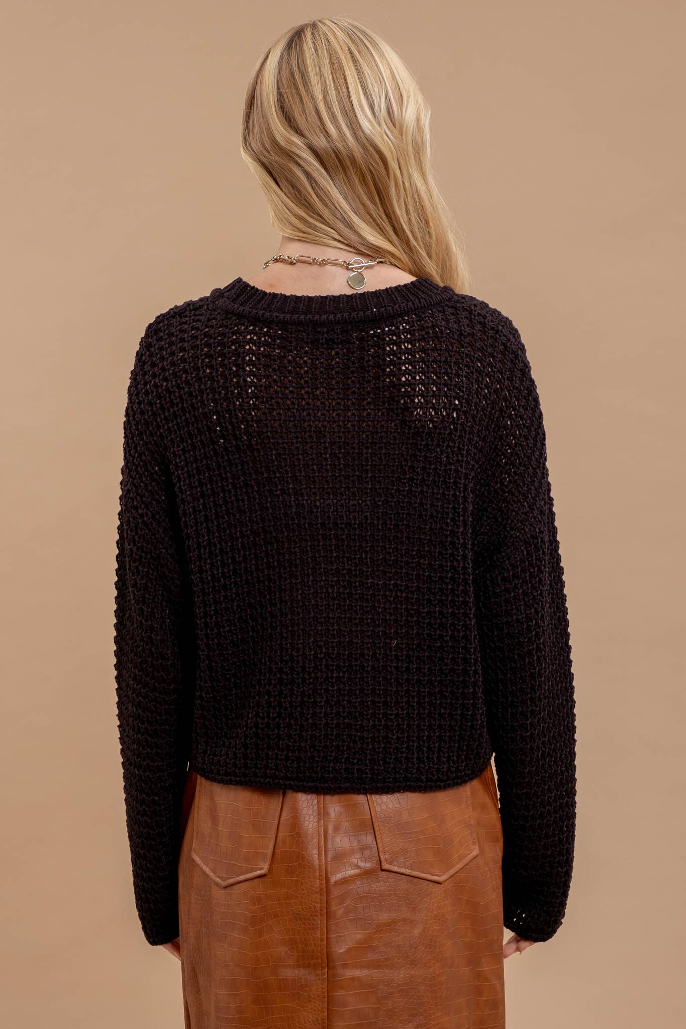 Dark Mesa Knit