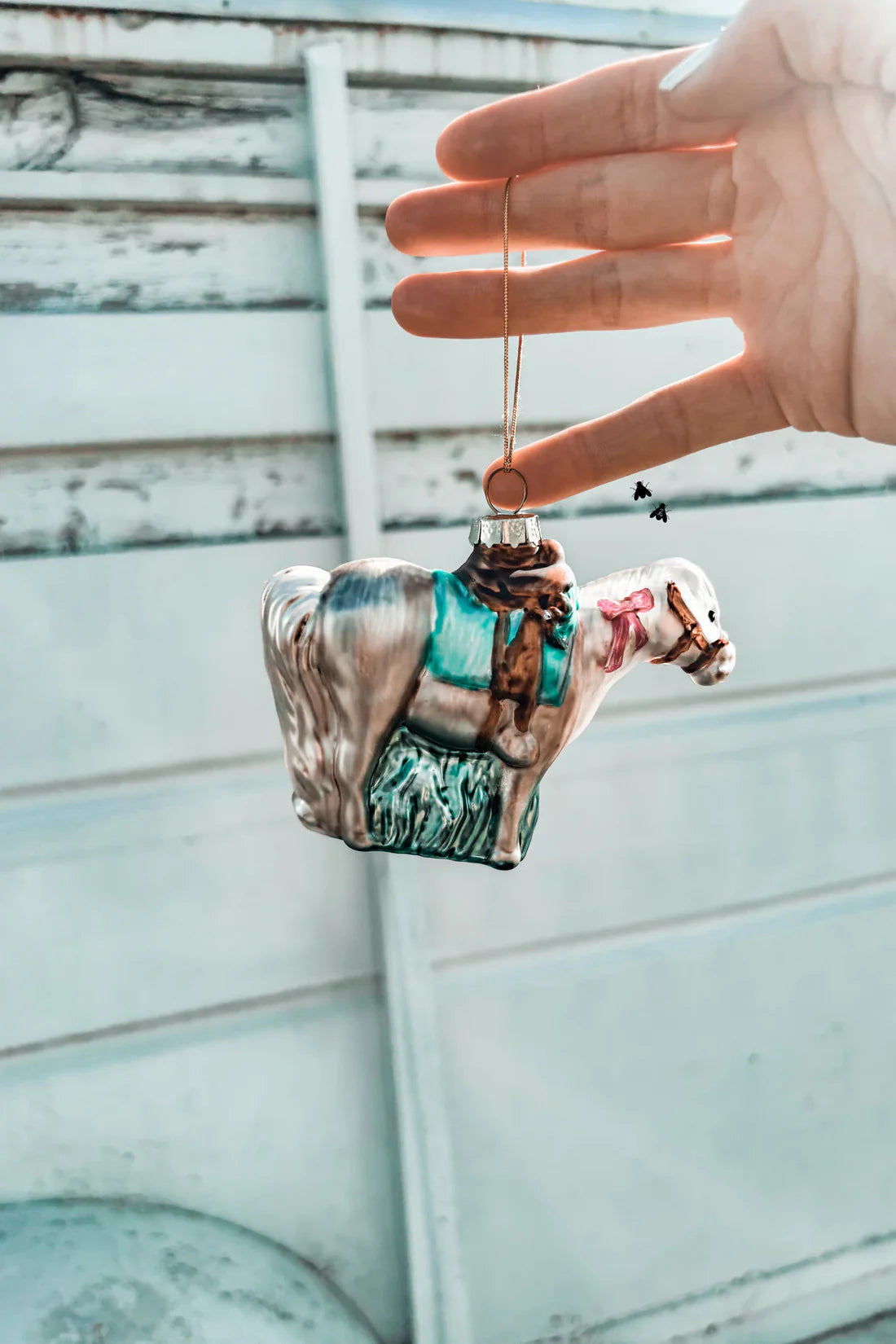 Pretty Fly Pony Glass Blown Ornament