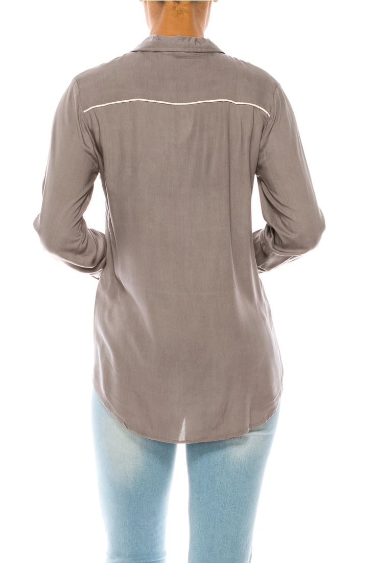 Ensley Embroidered Western Shirt