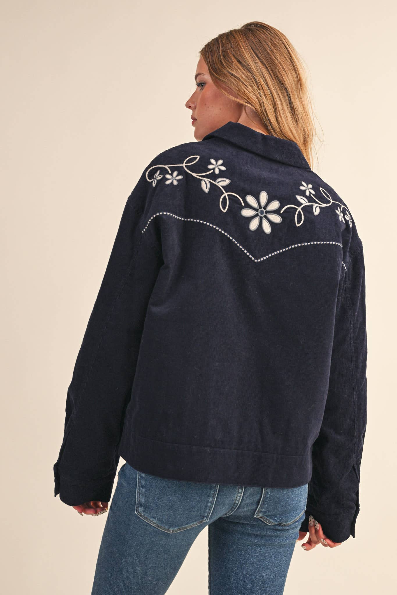 Ranch Hand Corduroy Jacket, Navy