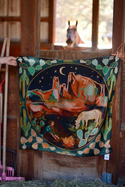 Desert Nights Silk Wild Rag