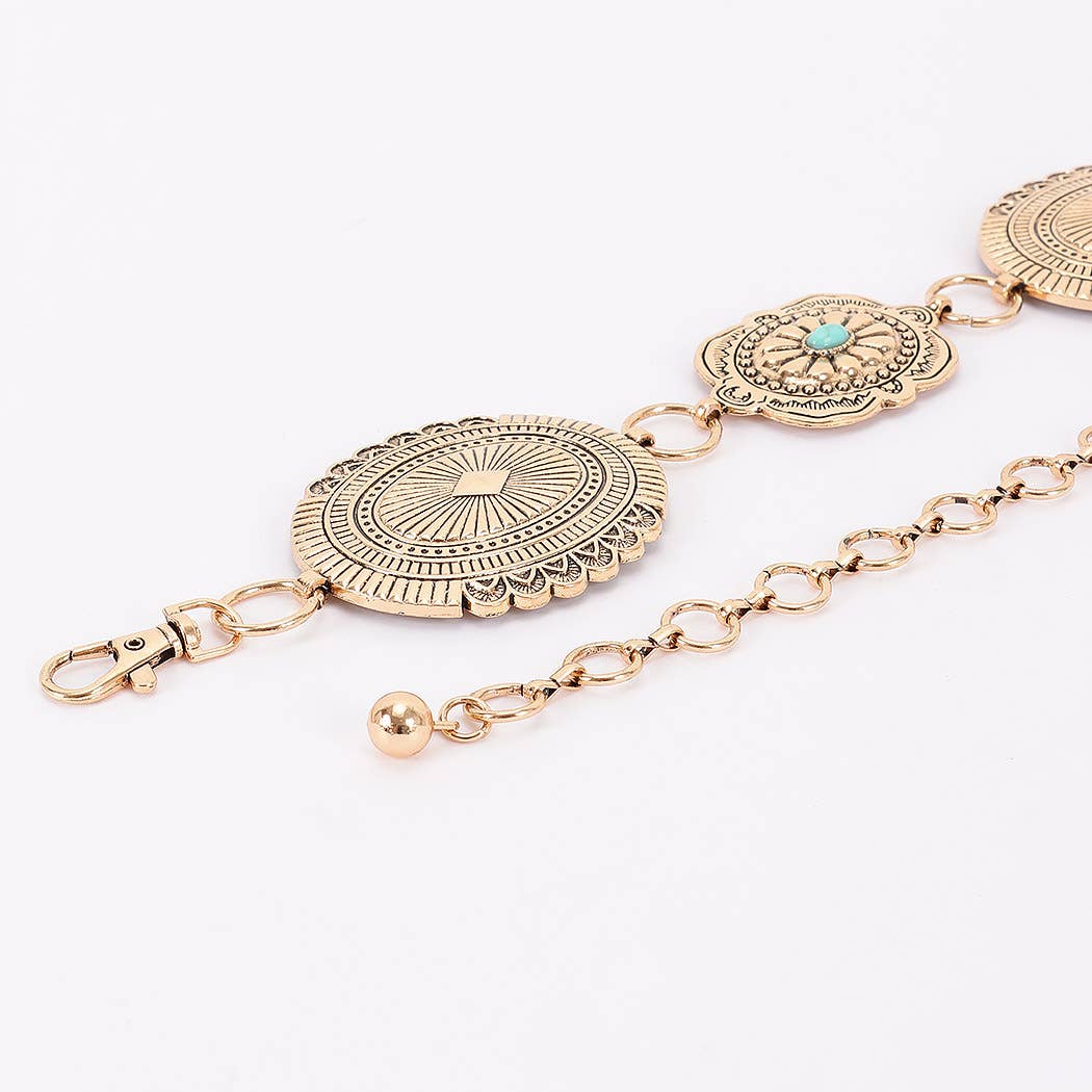 Turquoise Range Chain Belt