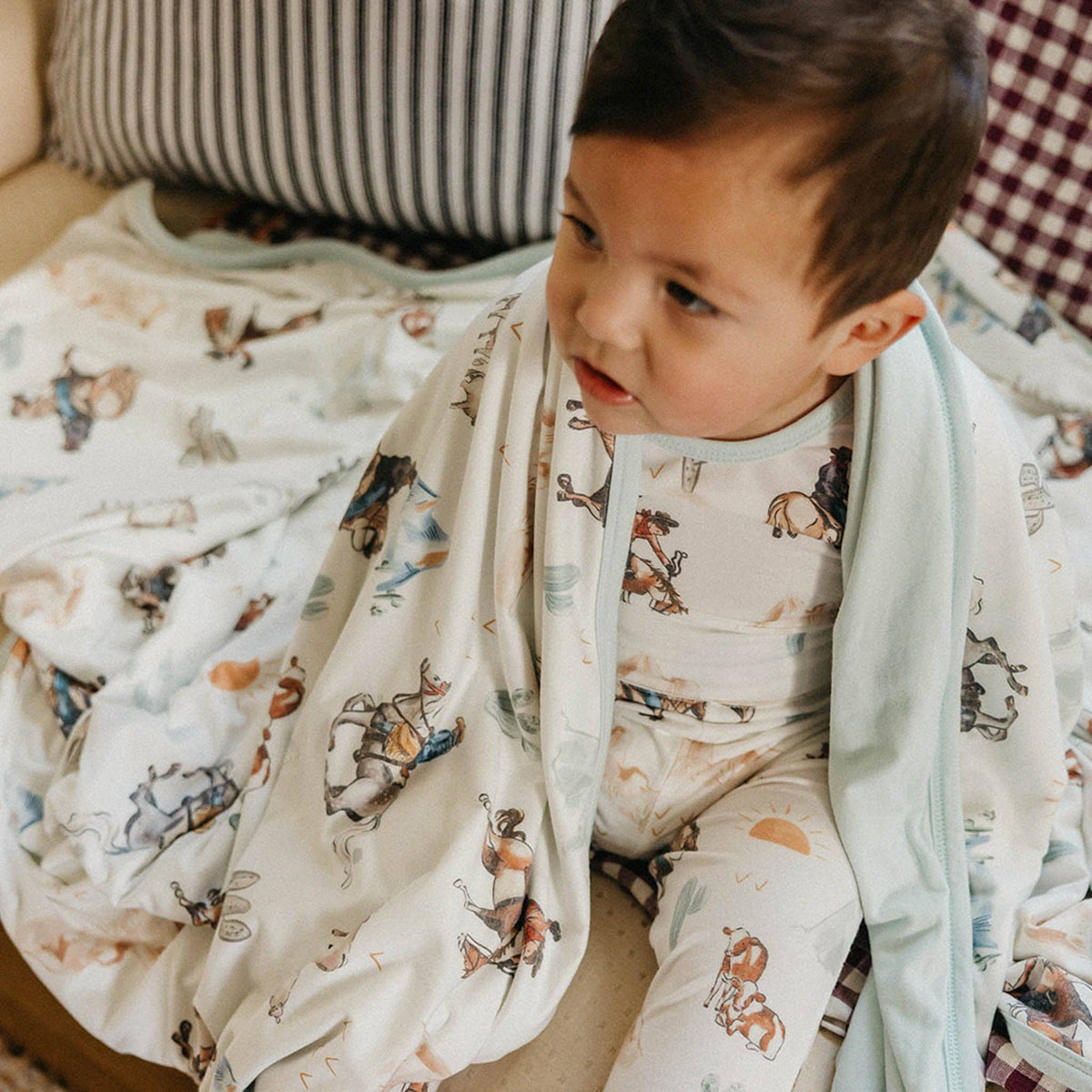 The Boone Three-Layer Baby Quilt