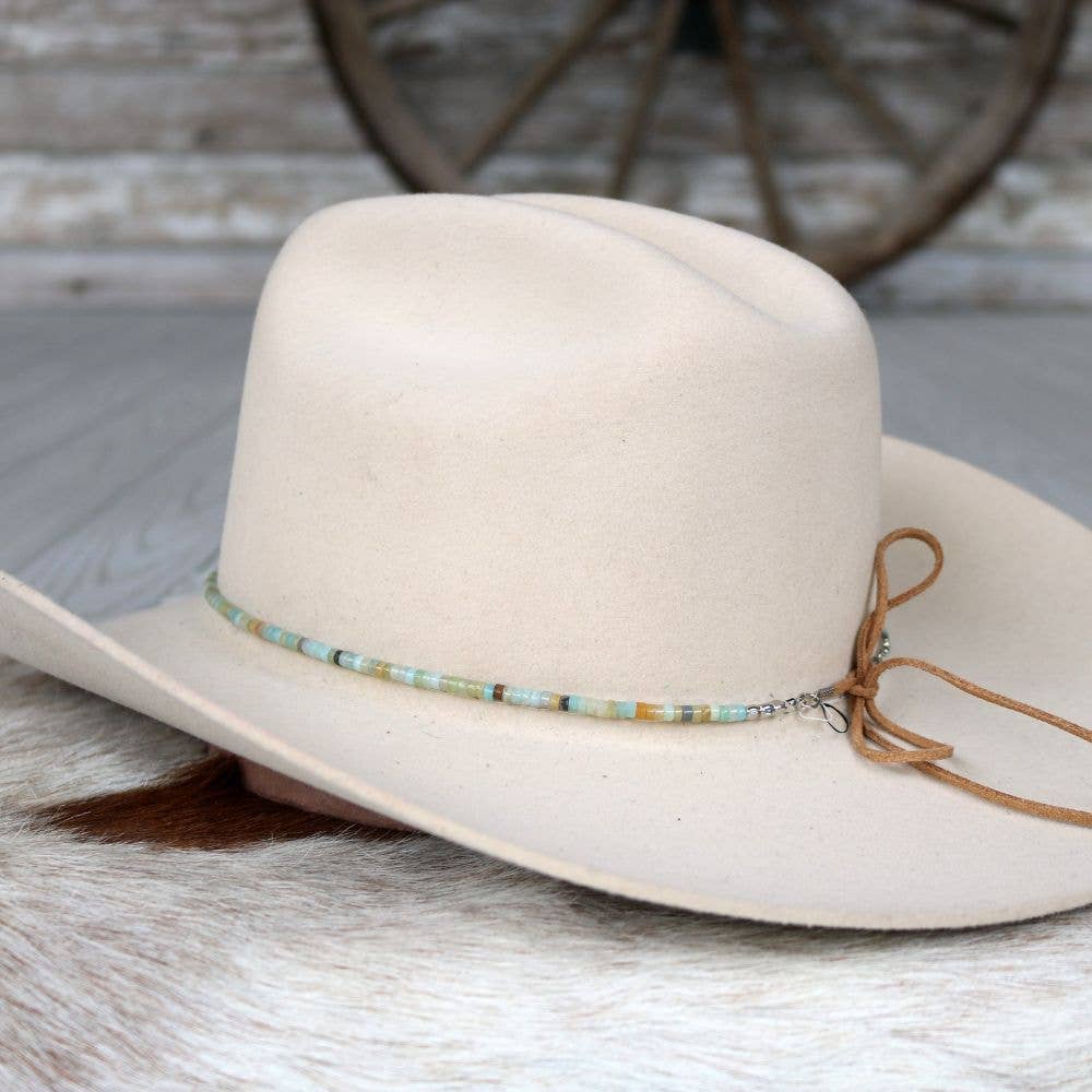 Amazonite Stone Hat Band