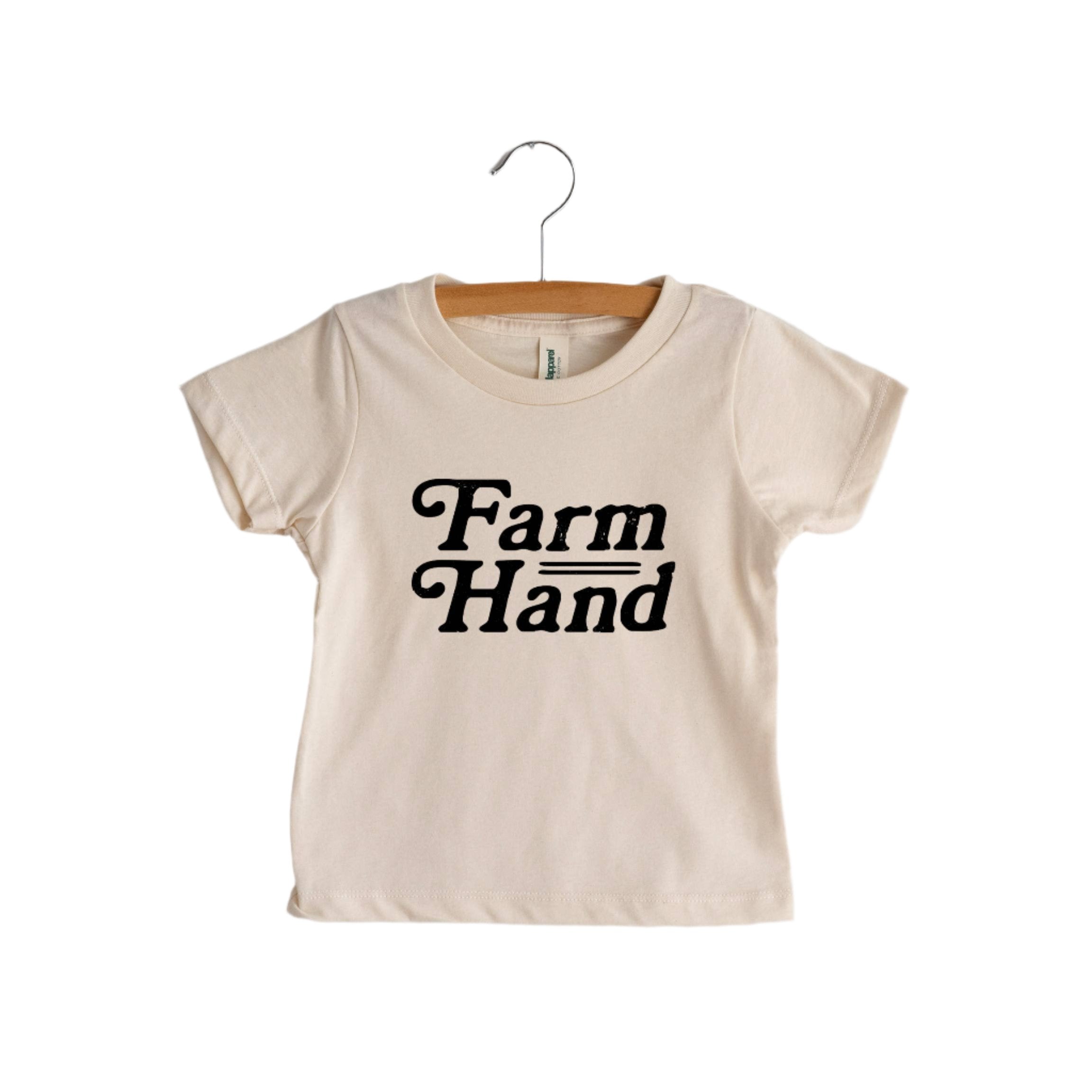 Farm Hand Cream Organic Baby & Kids Tee: 12-18 Months