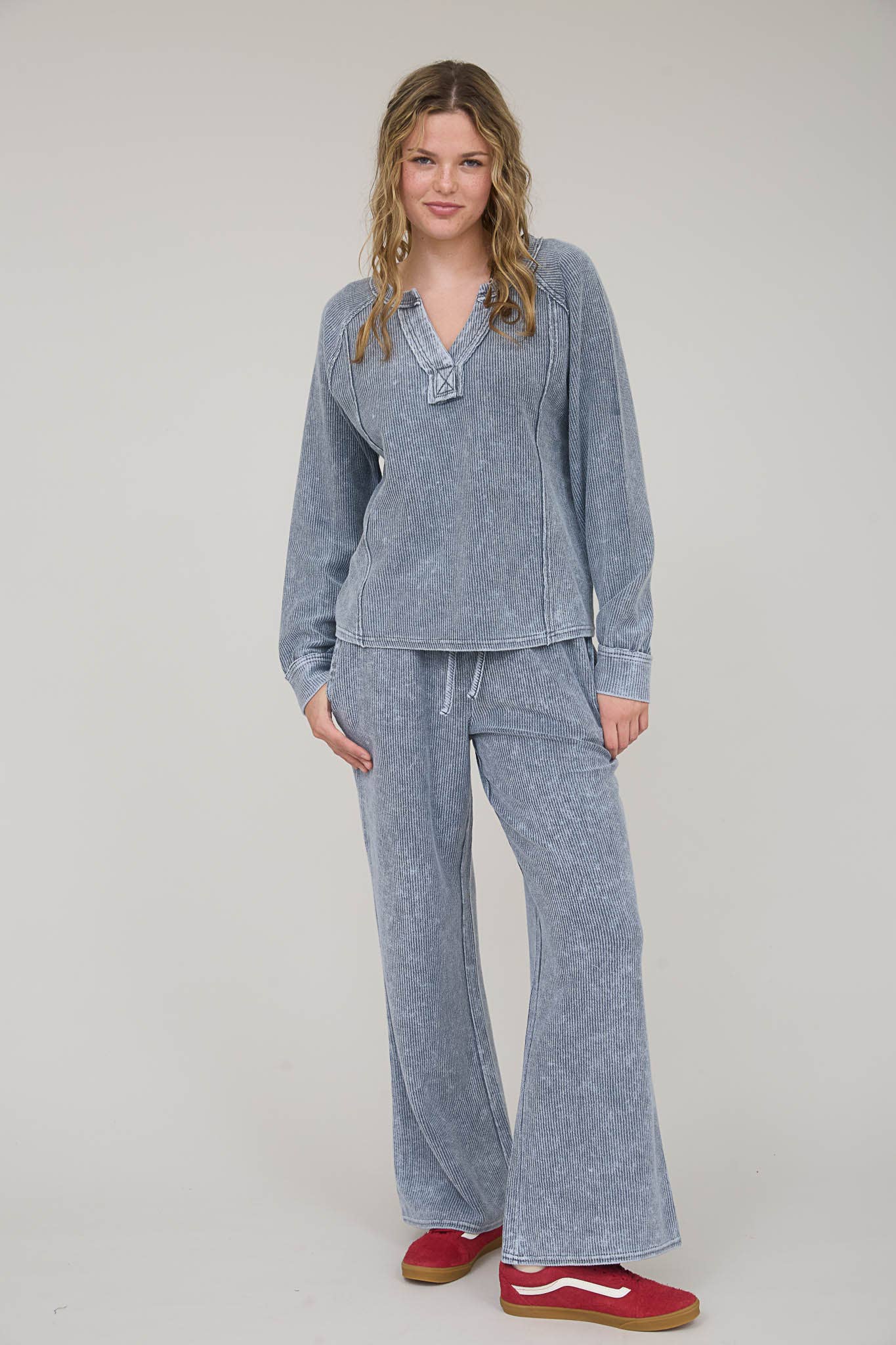 Western Sky Wash Henley