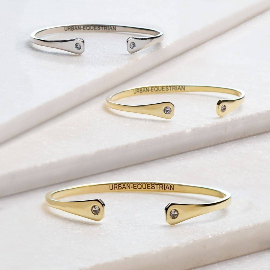 Charmed Horseshoe Nail Bracelet