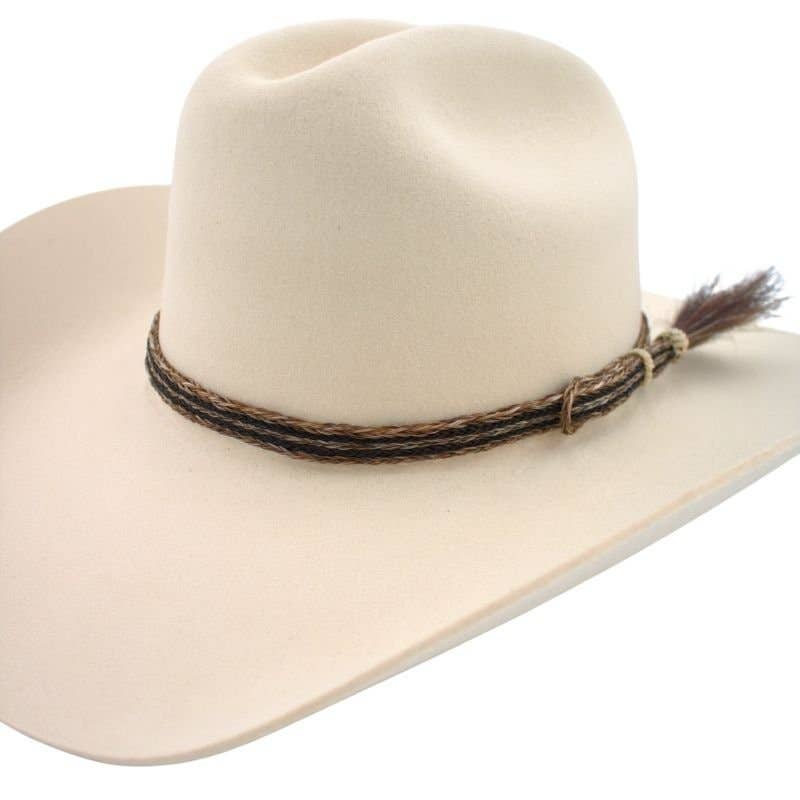 Pacesetter Horsehair Braided Single Tassel Hat Band