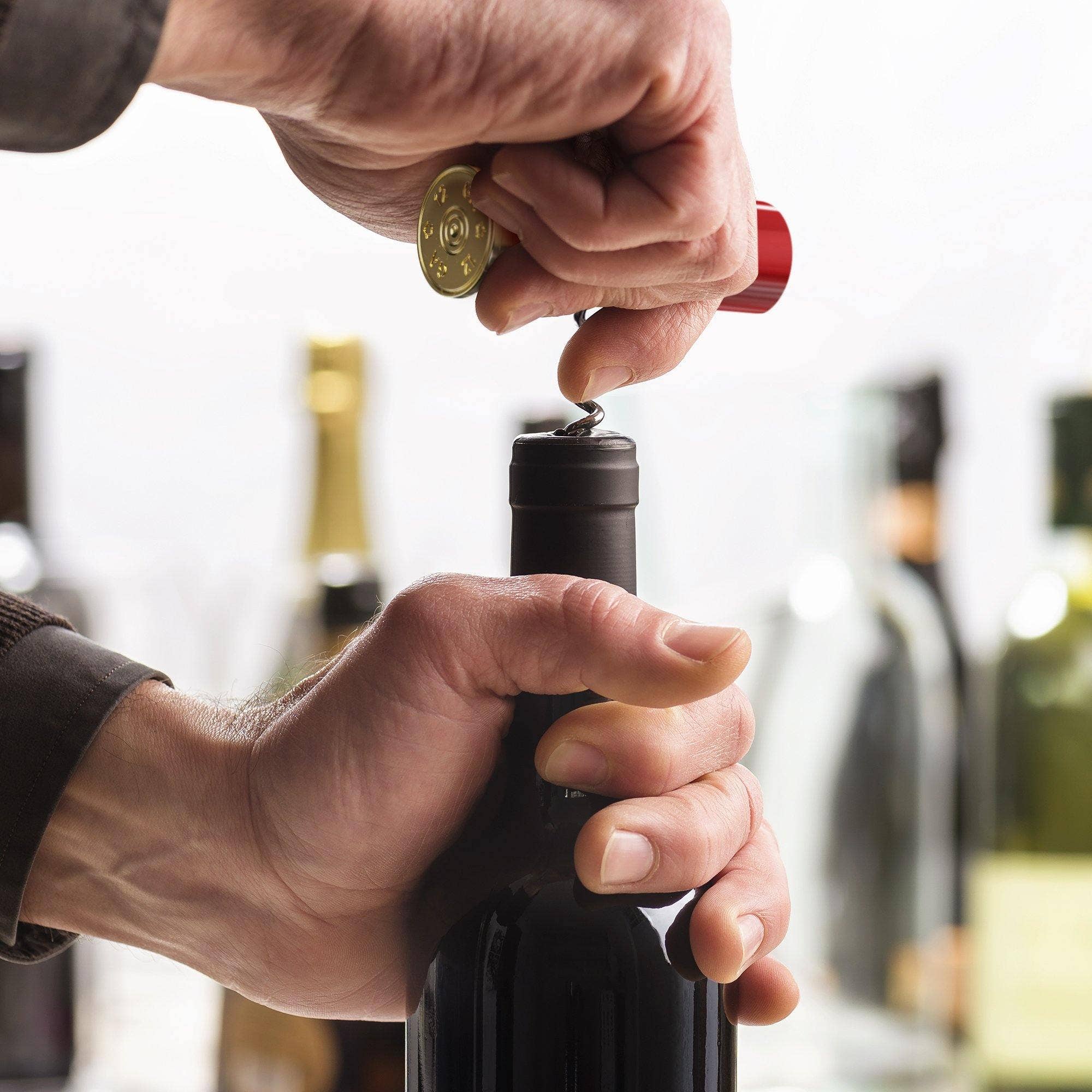 12 Gauge Bottle Opener Corkscrew