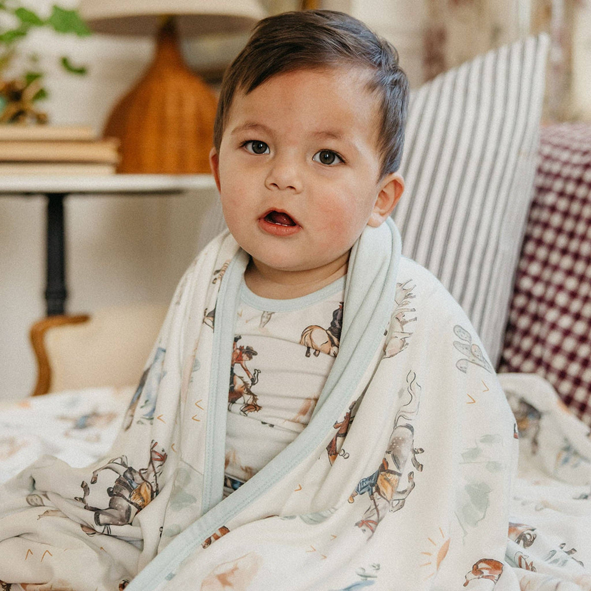 The Boone Three-Layer Baby Quilt