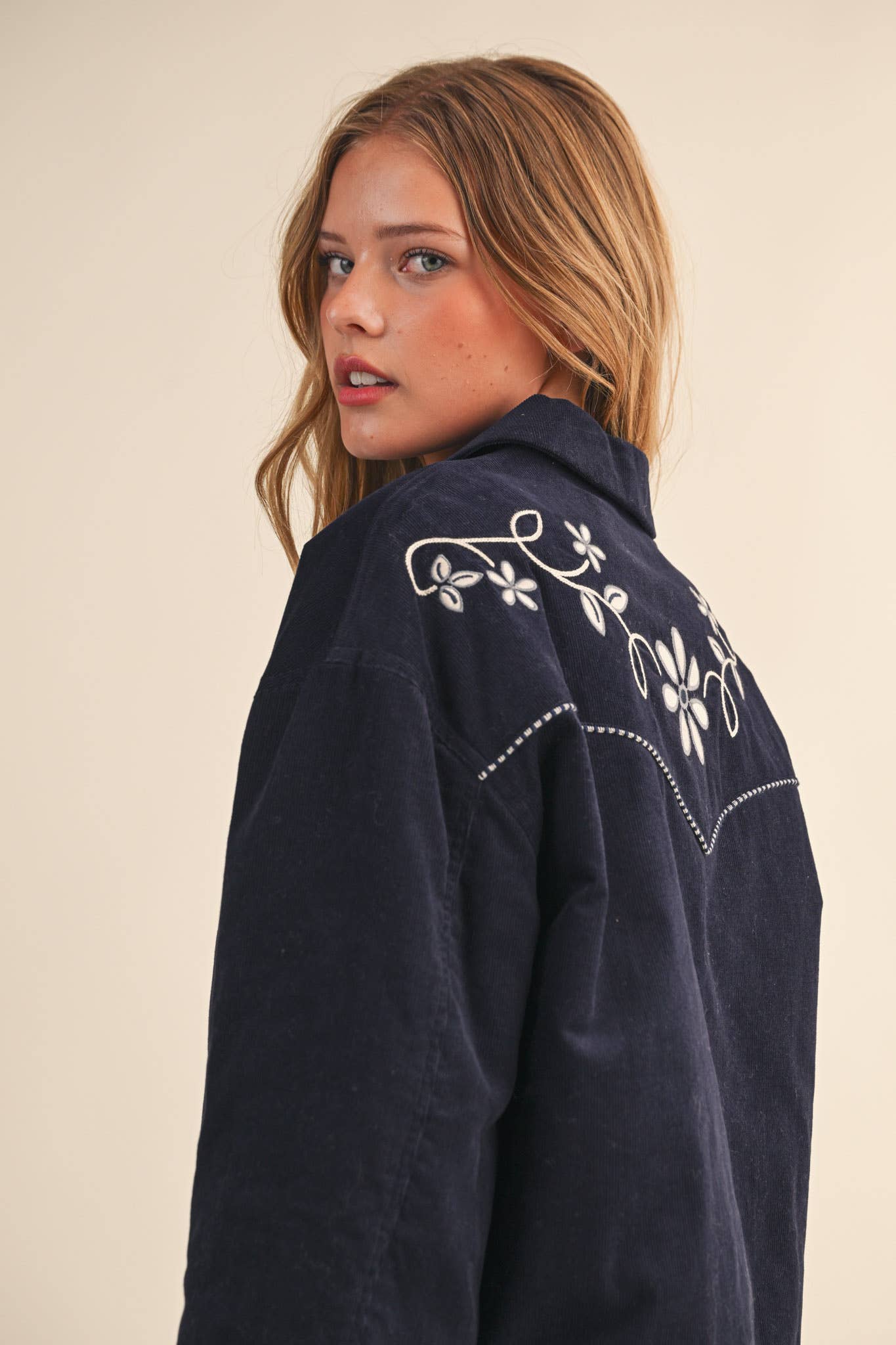 Ranch Hand Corduroy Jacket, Navy