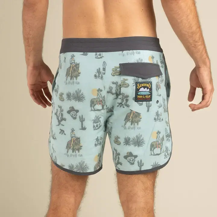 Sendero Muertos Point Bar Boardshorts