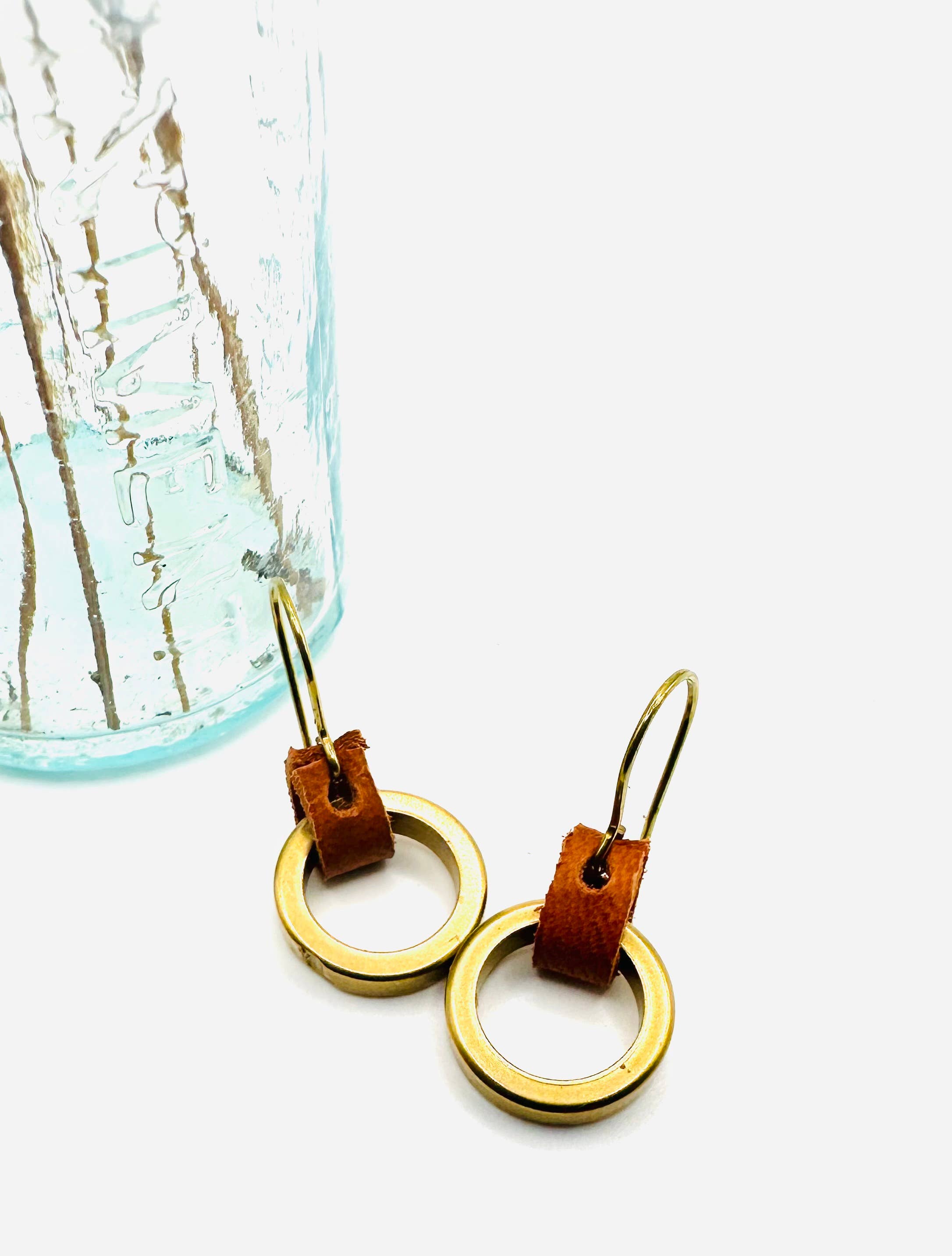 Leather Brass Simplicity