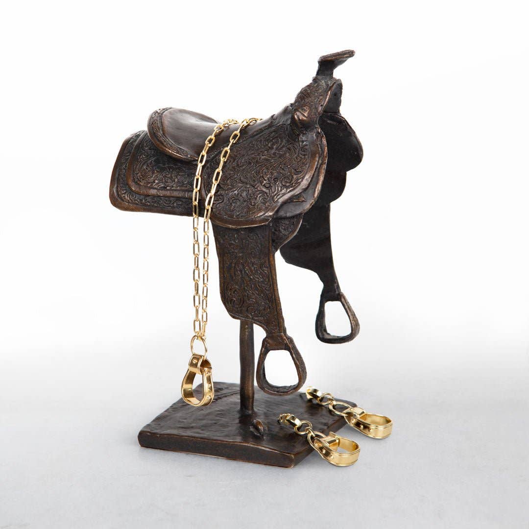 Cheyenne Western Stirrup Necklace