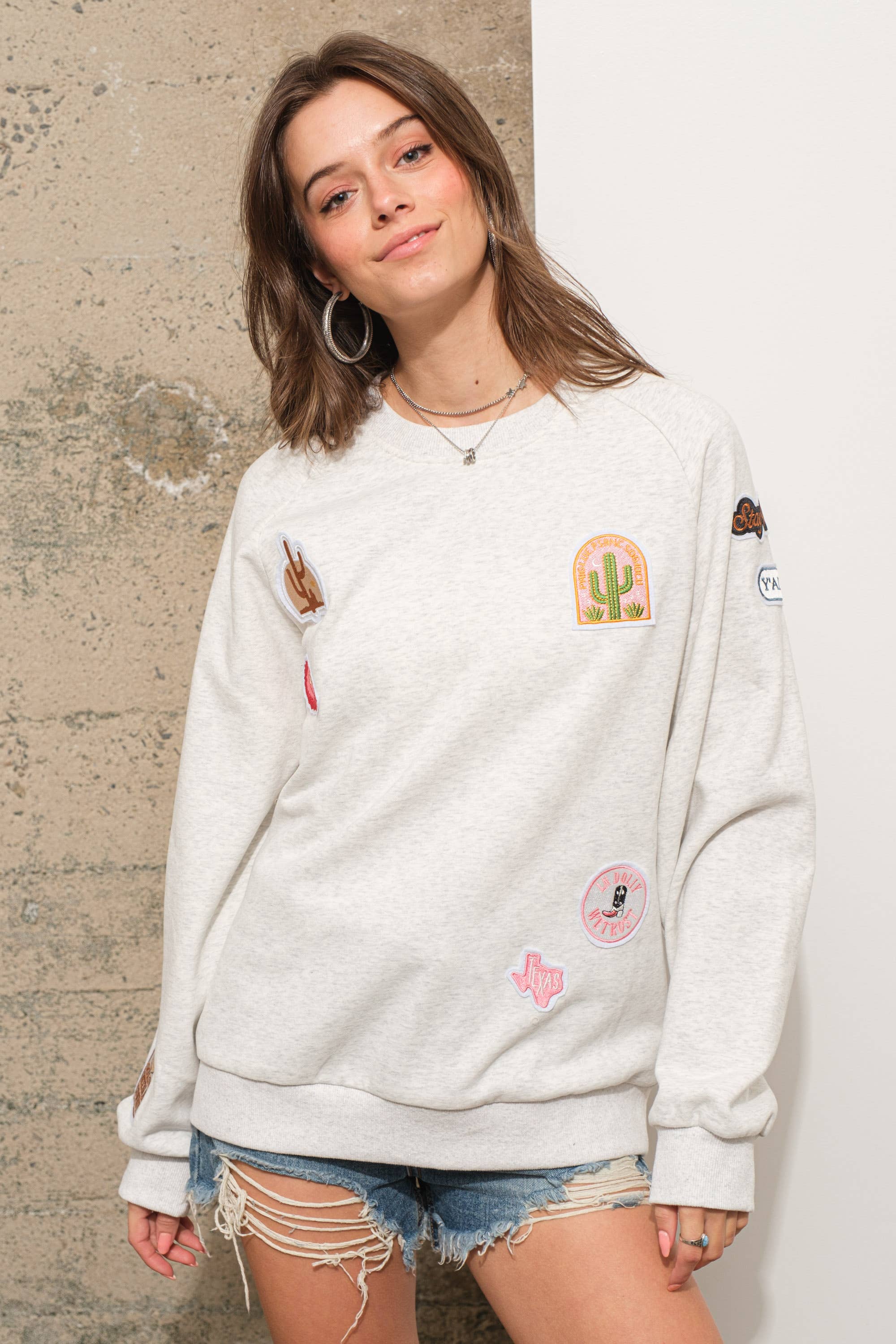 Scout Of The Southwest Western Patch Sweatshirt