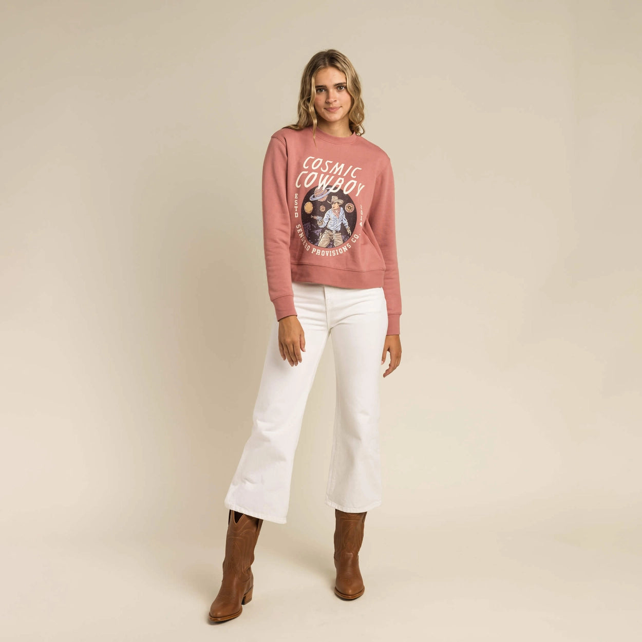 Cosmic Cowboy Drop Shoulder Sweatshirt