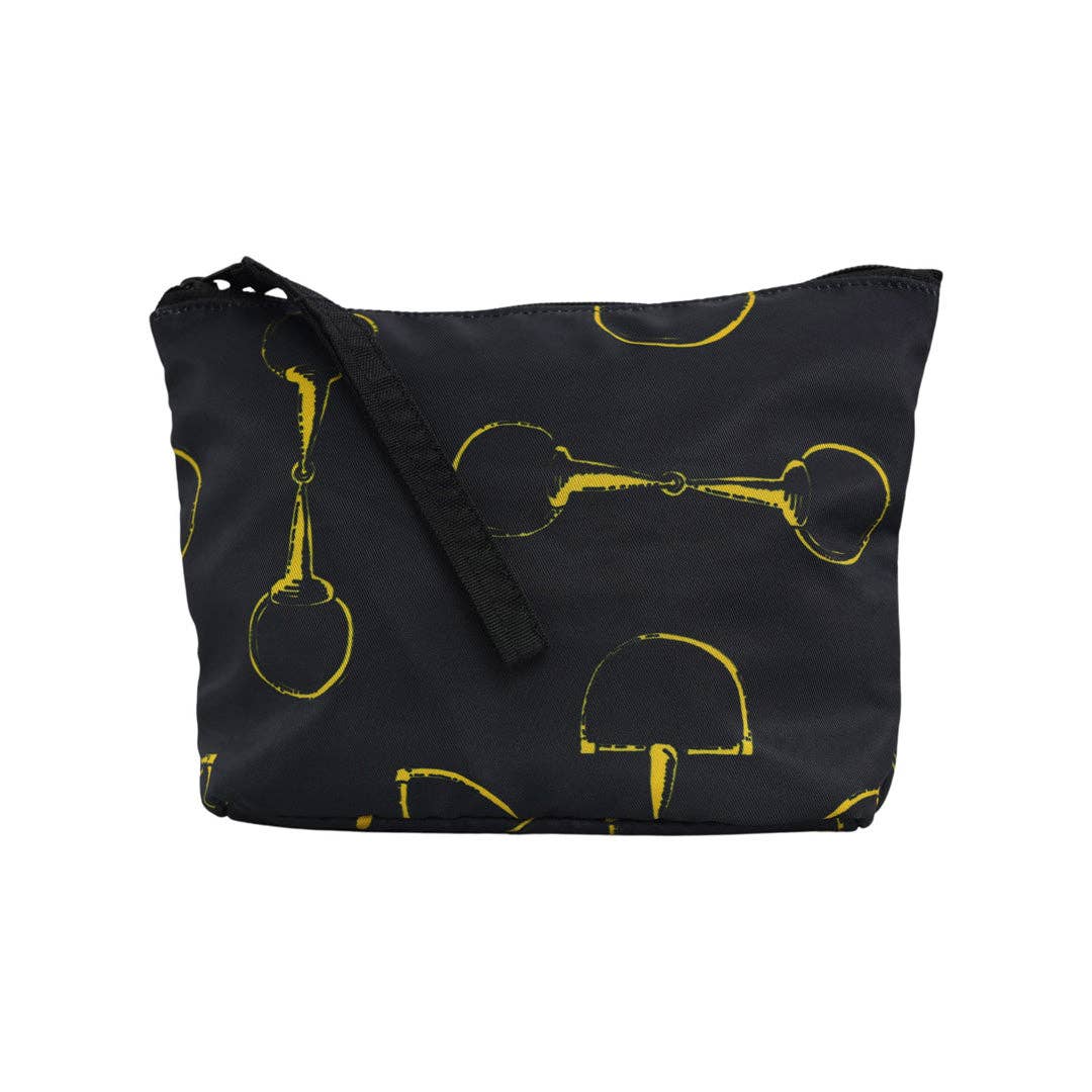 Vintage Snaffles Accessory Bag, Black